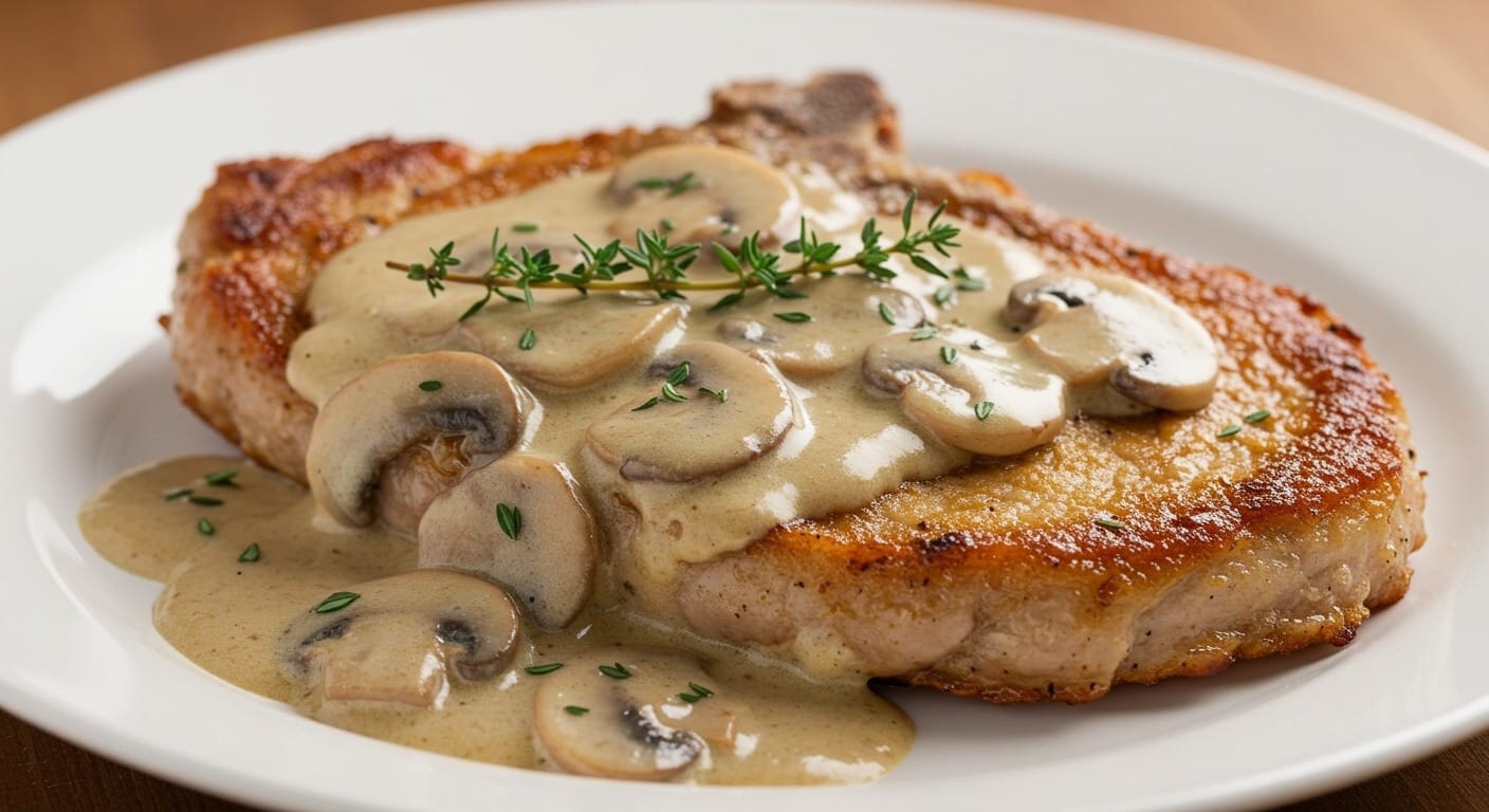 Creamy Garlic Mushroom Pork Chops – Comfort on a Plate
